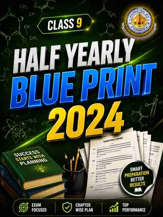RBSE Half Yearly Blue Print Class 9 for year 2024-25