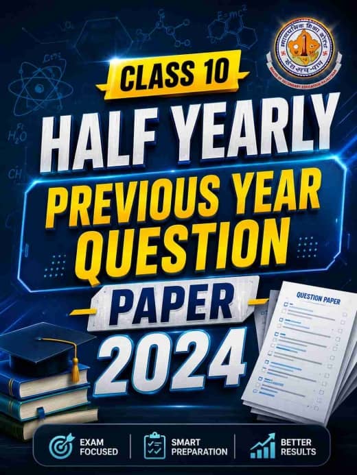 RBSE class 10 half yearly previous year question paper 2024