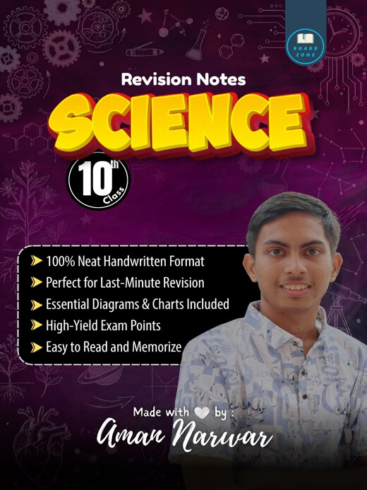 RBSE Class 10 Science Revision Short Notes
