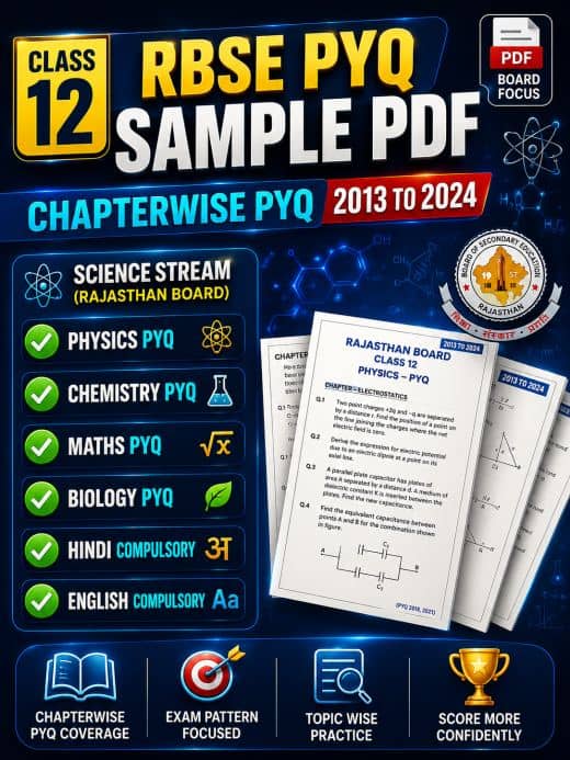 RBSE Class 12 Science Stream PYQs
