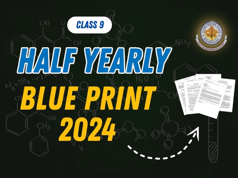 RBSE Half Yearly Blue Print Class 9 for year 2024-25