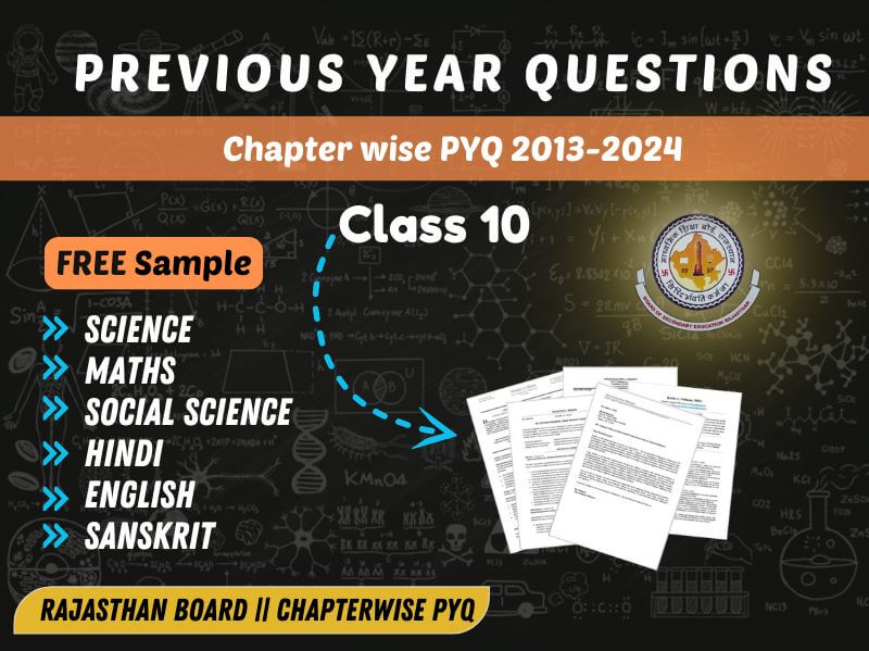 RBSE class 10 previous year question papers download free