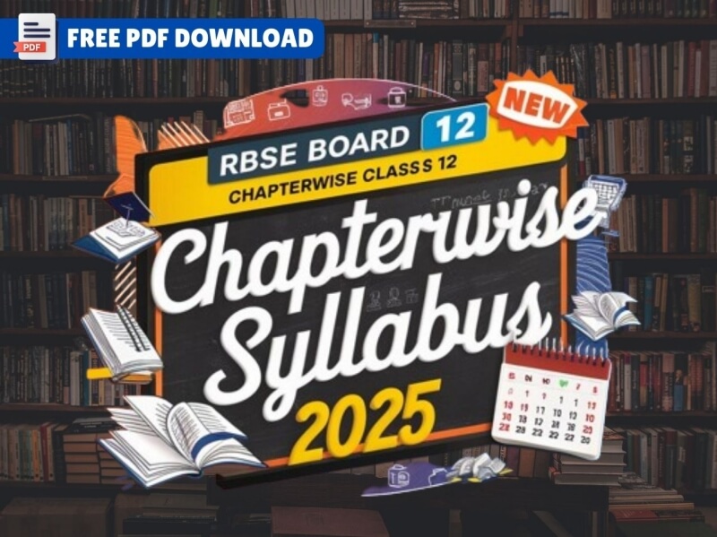 RBSE class 12 syllabus 2024-2025 all subject