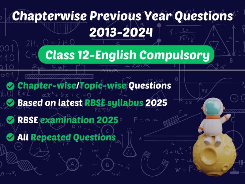 RBSE English Compulsory Previous Year Questions Class 12