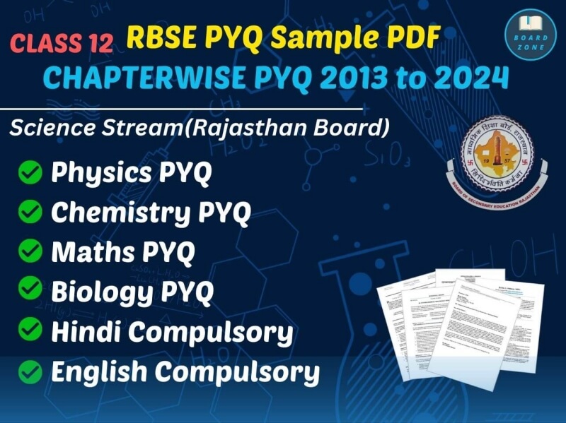 RBSE Class 12 Science Stream PYQs